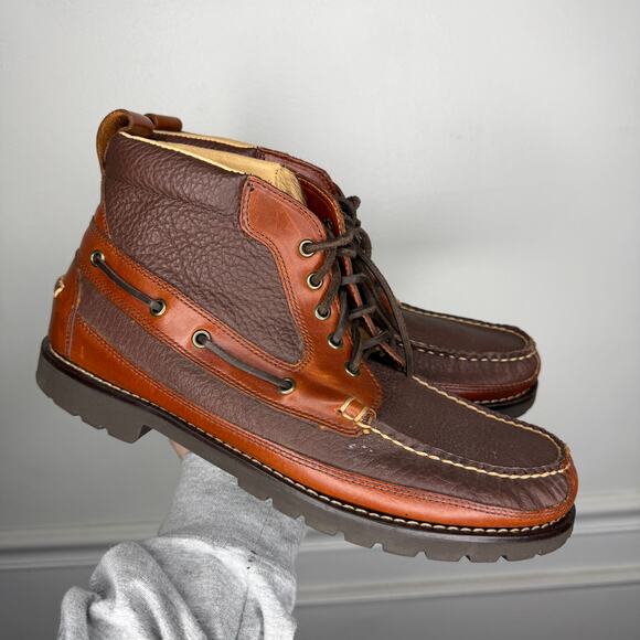 Vintage L.L.Bean Allagash Handsewn Chukka Boots Mens 12 D